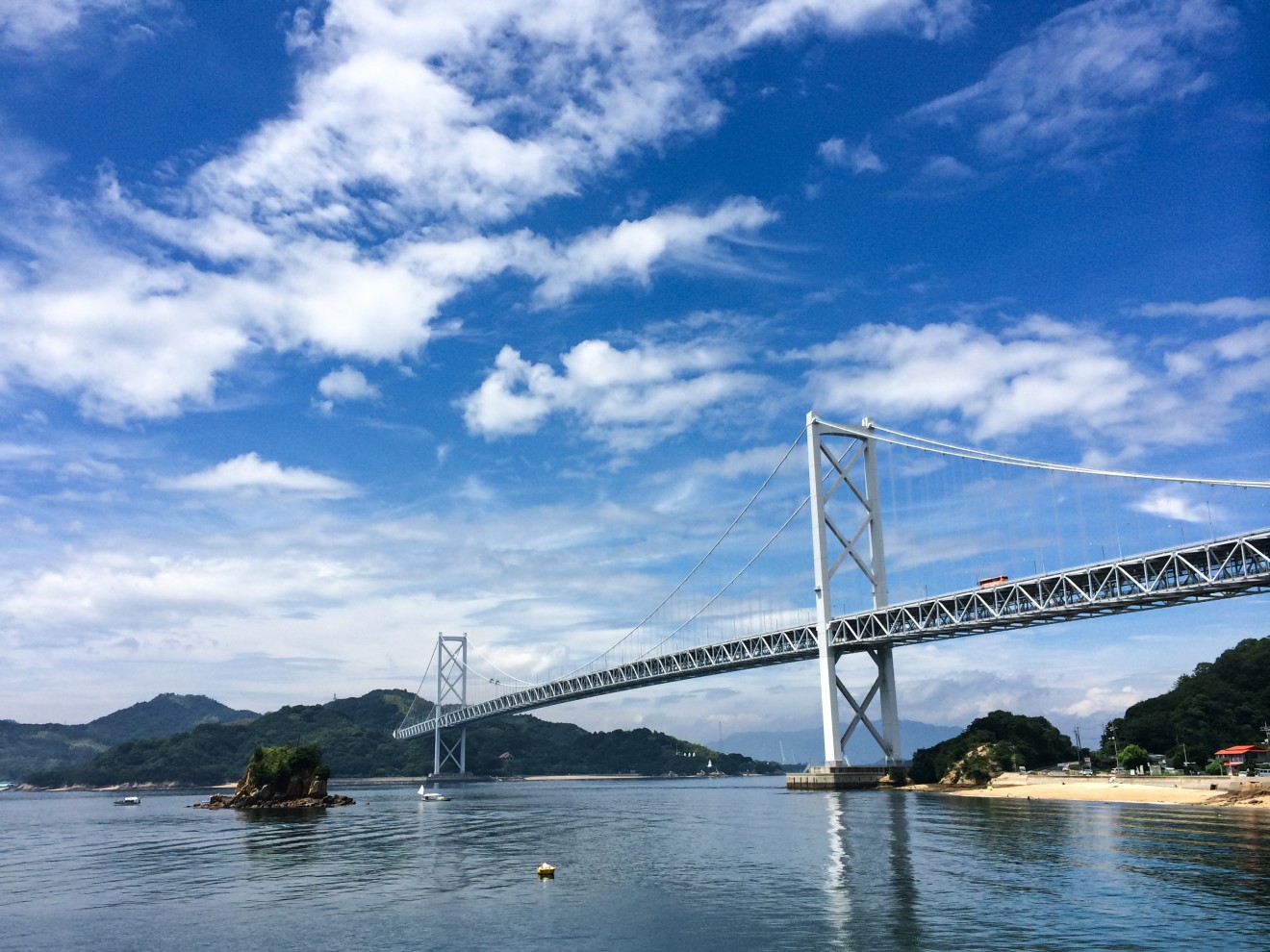 Innoshima Bridge on Shimanami Kaido Cycle Route