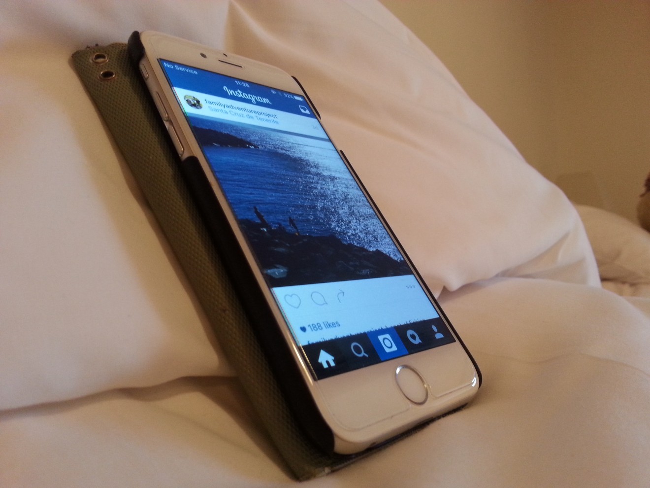 i-phone with Instagram