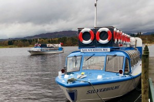 Windermere boats at the jetty at Waterhead