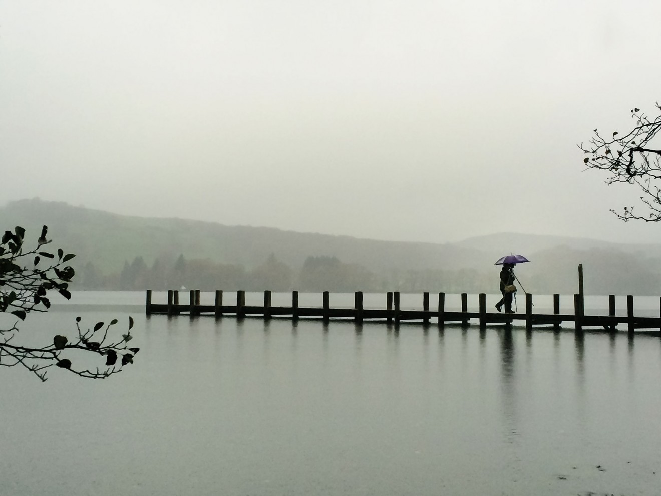 Jetty near Bailiff Wood on Coniston’s East Shore Road