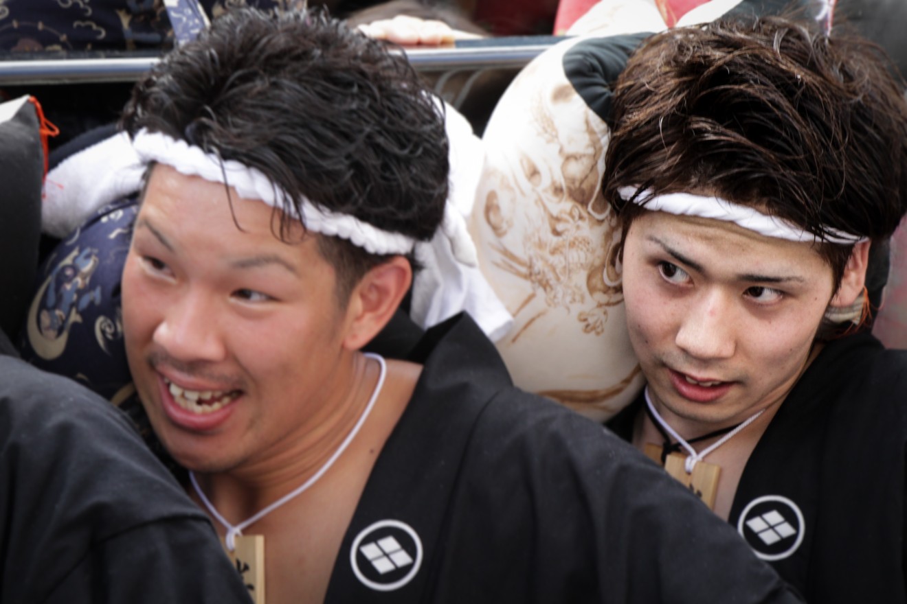 Lantern Bearers at the Issaki Hoh-toh Matsuri festival in the Noto Peninusula