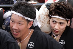 Lantern Bearers at the Issaki Hoh-toh Matsuri festival in the Noto Peninusula